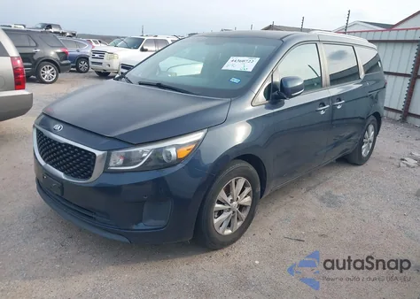 2017 Kia Sedona Lx z USA, uszkodzony, nr VIN KNDMB5C10H6253969